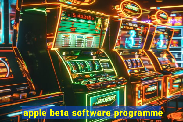 apple beta software programme